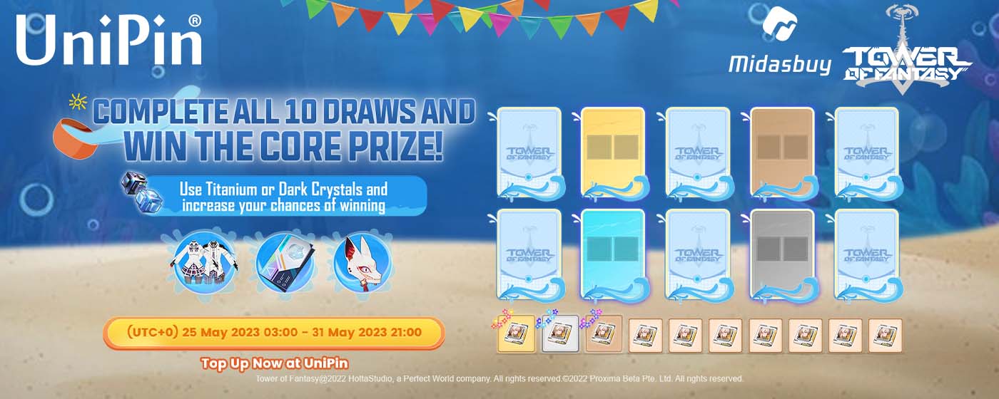Collect All 10 Items And Claim Your Guaranteed Core Prize Today! (MY)